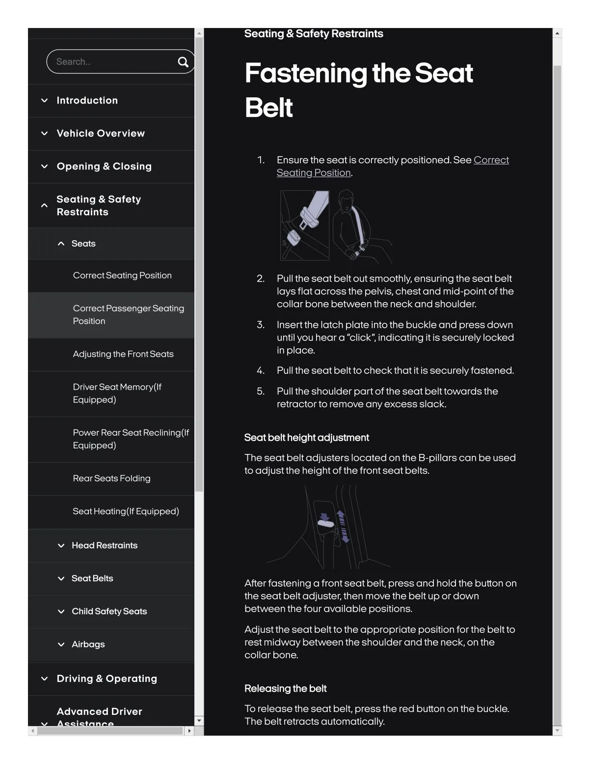 Fisker Ocean manual PDF page 101