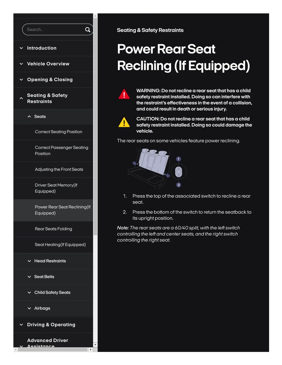 Fisker Ocean manual PDF page 105