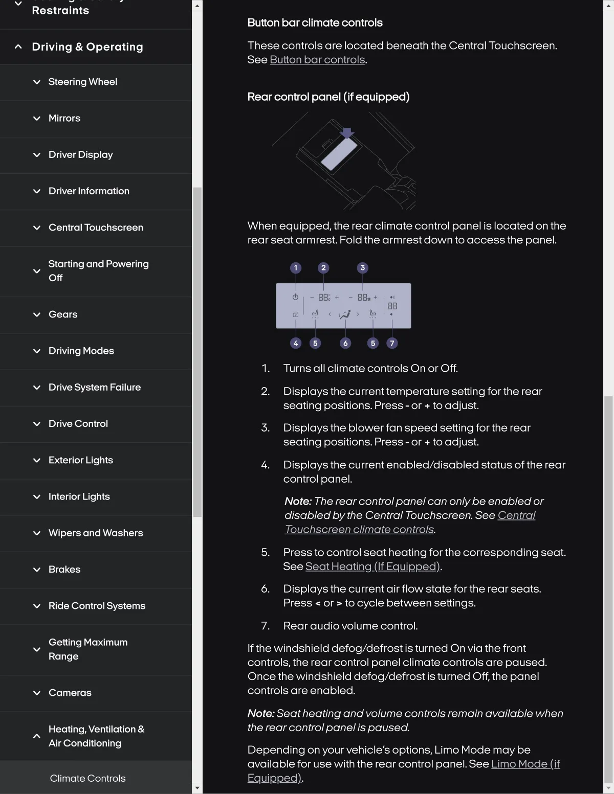 Fisker Ocean manual PDF page 191