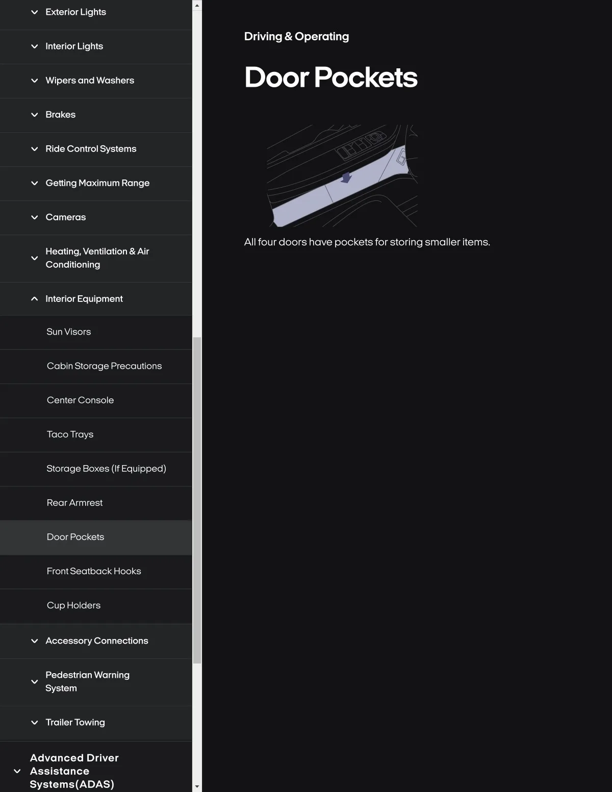 Fisker Ocean manual PDF page 201