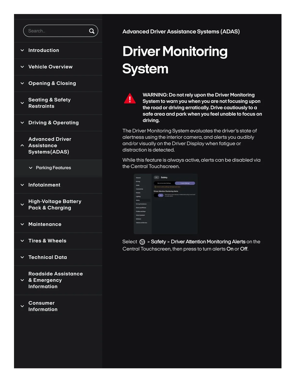 Fisker Ocean manual PDF page 222