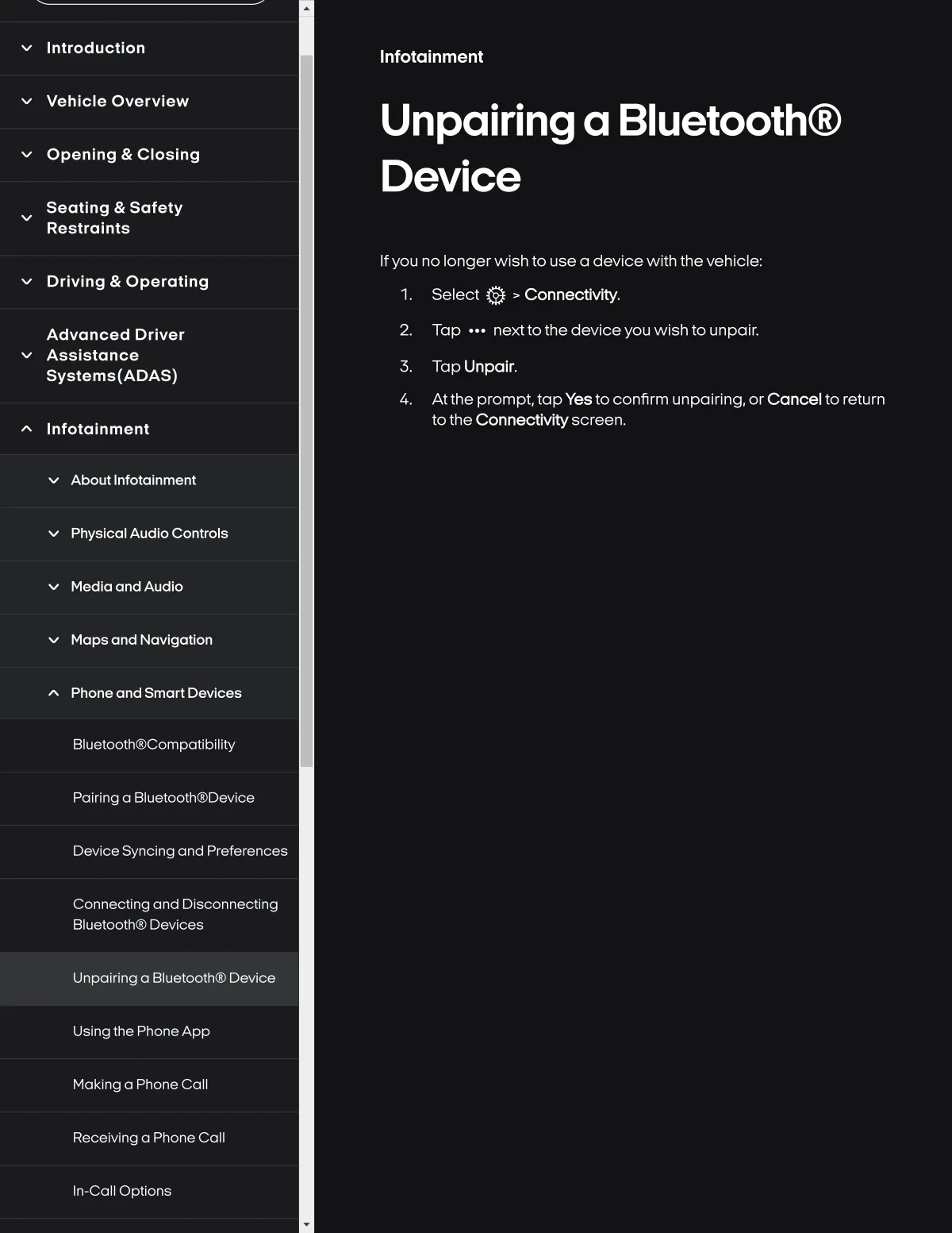Fisker Ocean manual PDF page 246