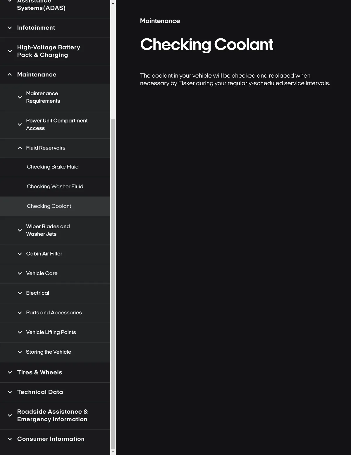Fisker Ocean manual PDF page 294