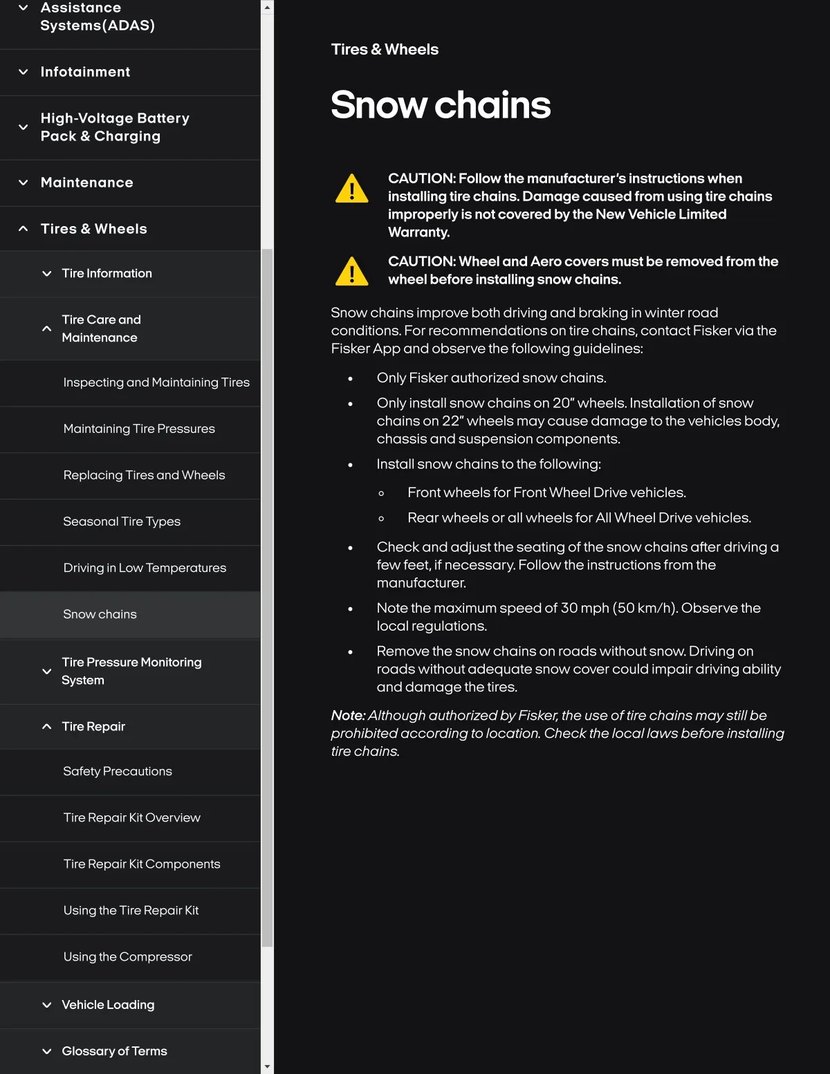 Fisker Ocean manual PDF page 329