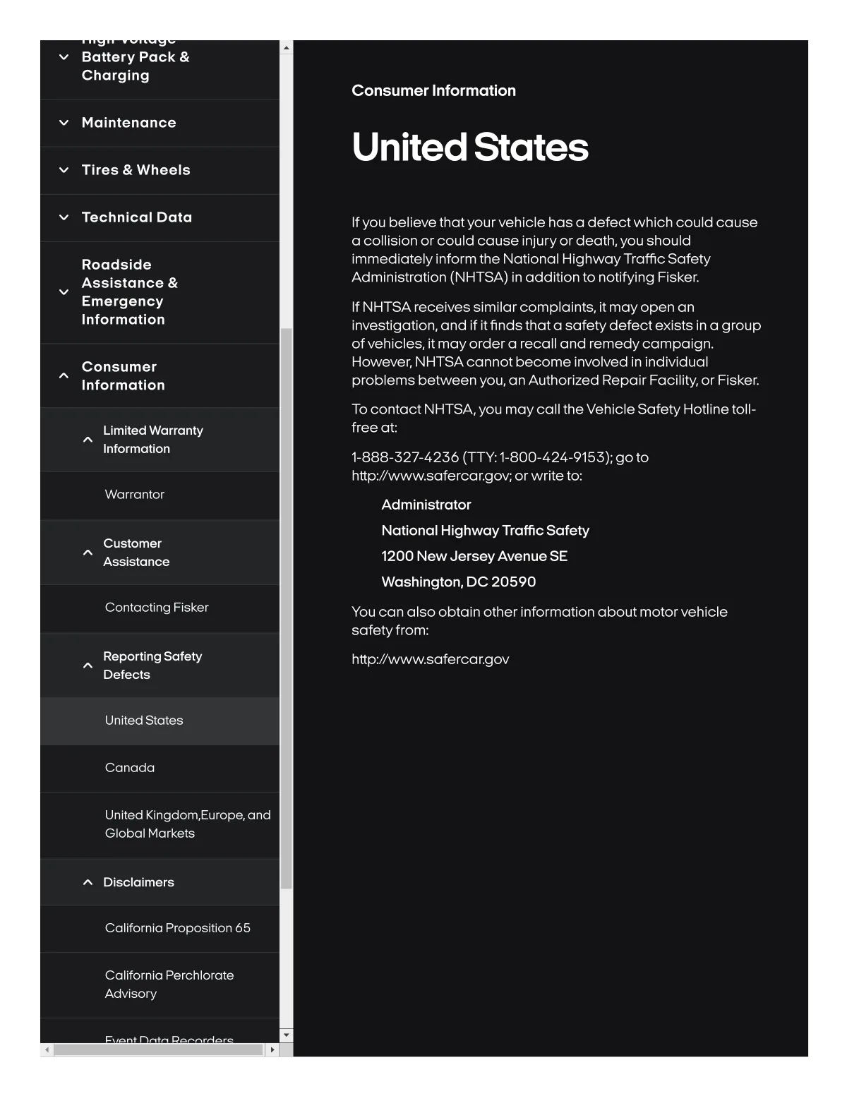 Fisker Ocean manual PDF page 372